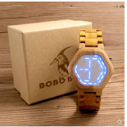 Wooden Wristwatch - Natural Wood Timepiece