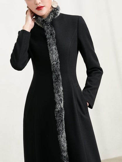 High-End Rex Rabbit Wool Coat