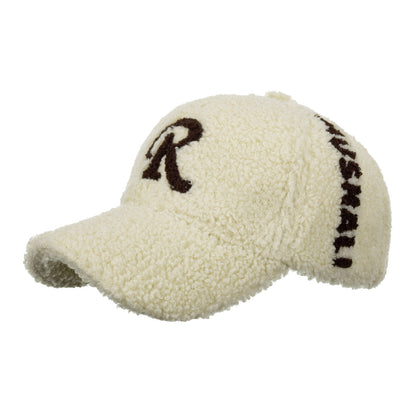 Warm Embroidered Duck Tongue Cap