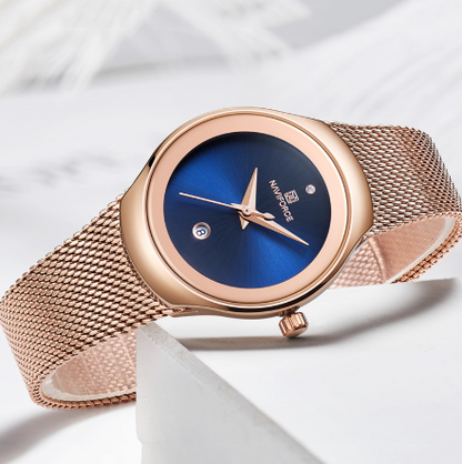Lingxiang NF5004 Women's Business Watch with Mesh Band