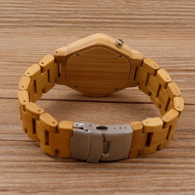 Wooden Wristwatch - Natural Wood Timepiece