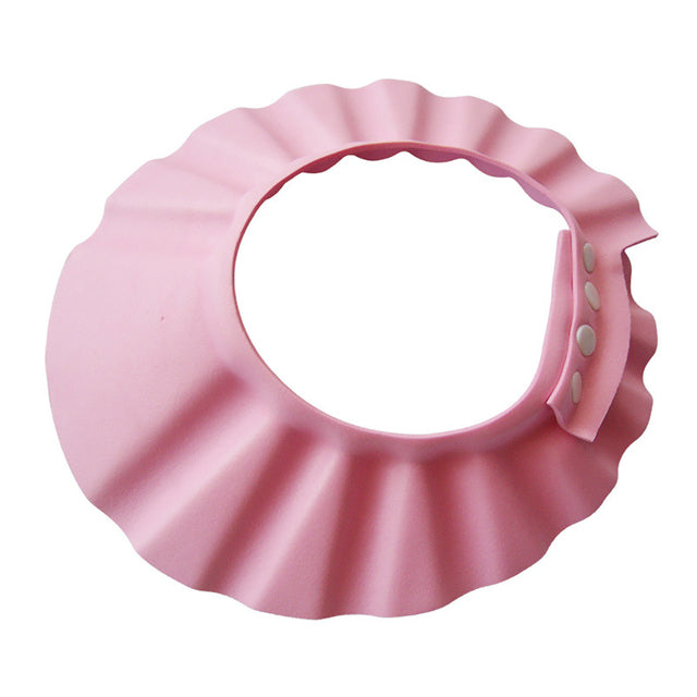 Adjustable Waterproof Baby Bath Shower Cap with Earmuffs