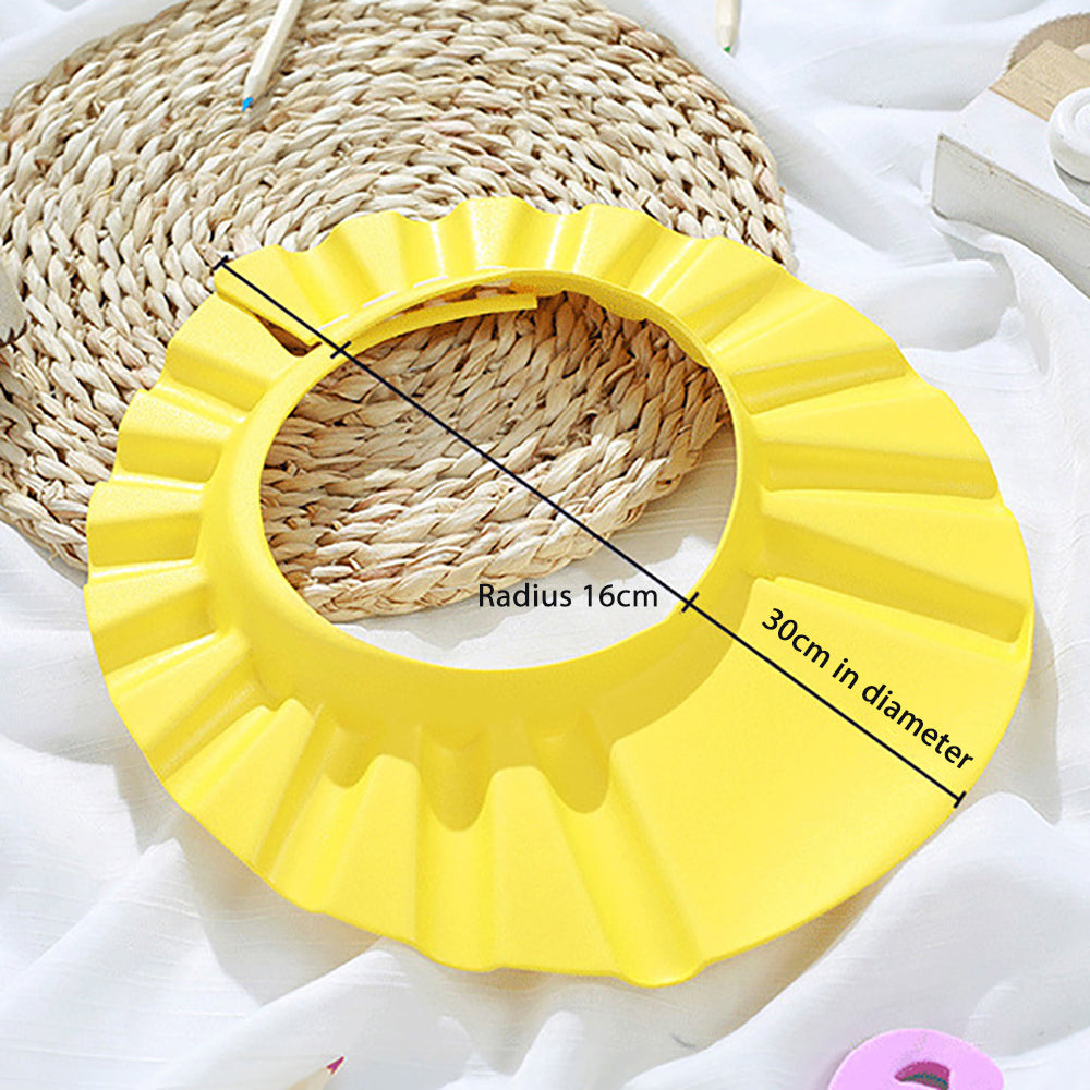 Adjustable Waterproof Baby Bath Shower Cap with Earmuffs