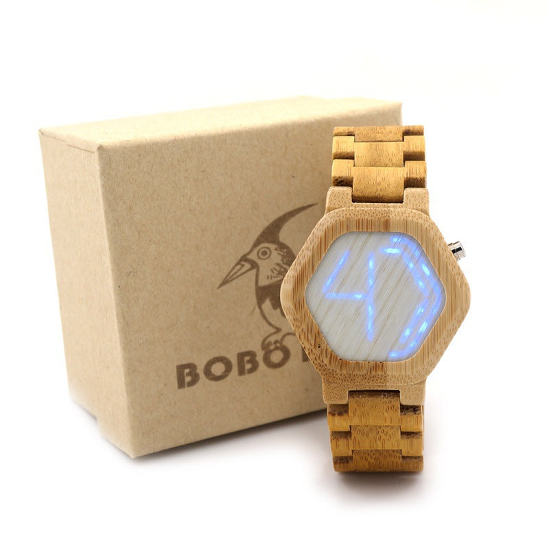 Wooden Wristwatch - Natural Wood Timepiece